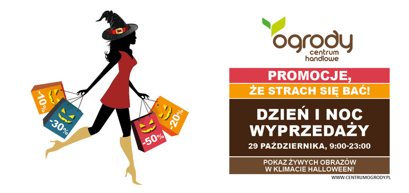 Dzień i noc wyprzedaży z żywymi obrazami w tle