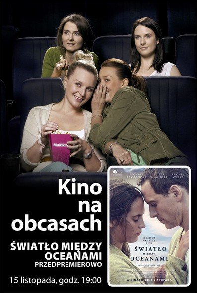 Elbląg, Listopadowe Kino na Obcasach - „Światło między oceanami” Elbląg, Listopadowe Kino na Obcasach - „Światło między oceanami”