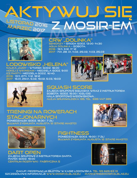 Elbląg, Rusza kolejny sezon akcji Aktywuj się z MOSiR-em