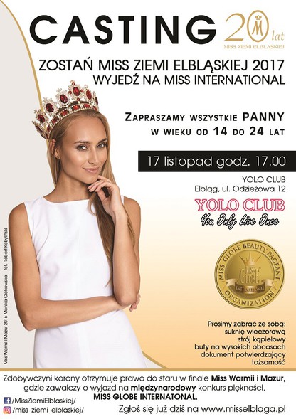 Elbląg, Casting w Elblągu już dzisiaj