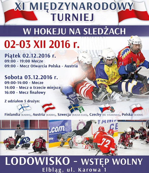 Elbląg, Międzynarodowy Turniej hokeja na sledżach