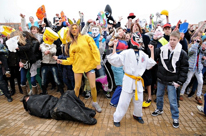 Elbląg, Trzy lata temu w Elblągu odbył się Harlem Shake Elbląg, Trzy lata temu w Elblągu odbył się Harlem Shake