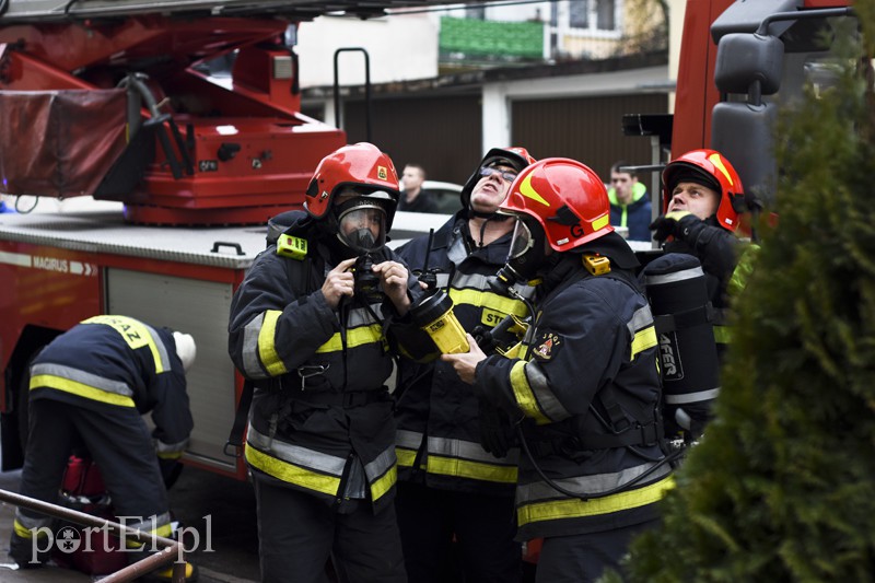 Elbląg, Pożar przy ul. Janowskiej Elbląg, Pożar przy ul. Janowskiej