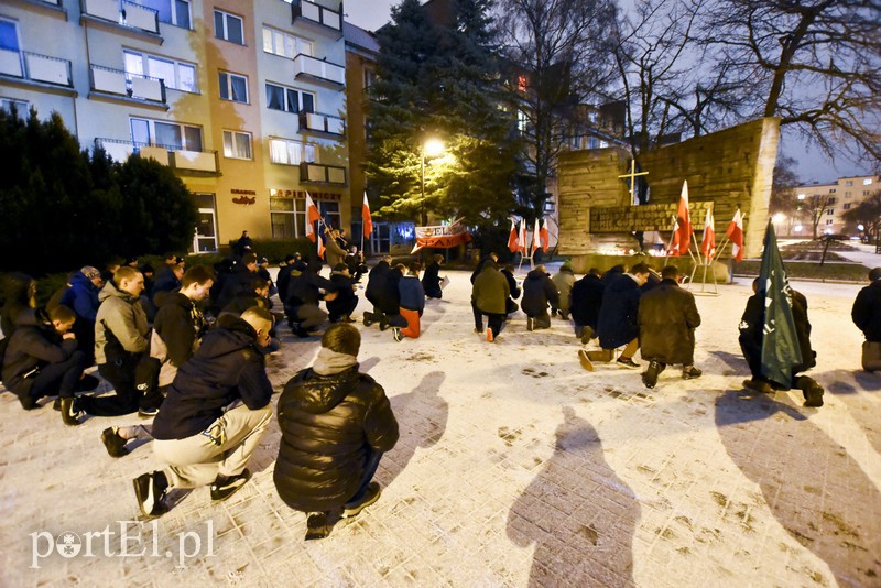 Elbląg, Spokojne obchody narodowców