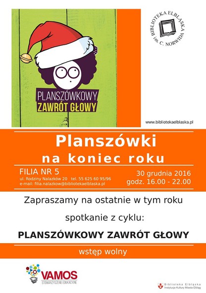 Elbląg, Planszówkowe zakończenie roku