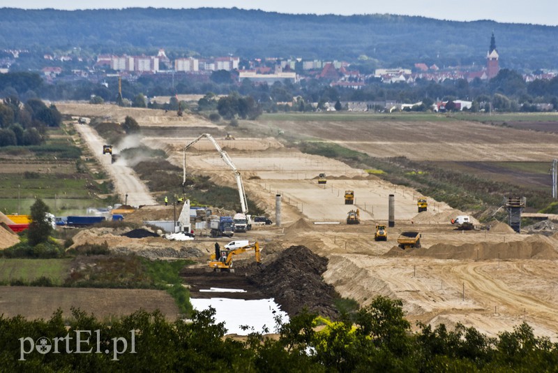 Elbląg, Prace przy budowie trasy S7 idą zgodnie z planem Elbląg, Prace przy budowie trasy S7 idą zgodnie z planem