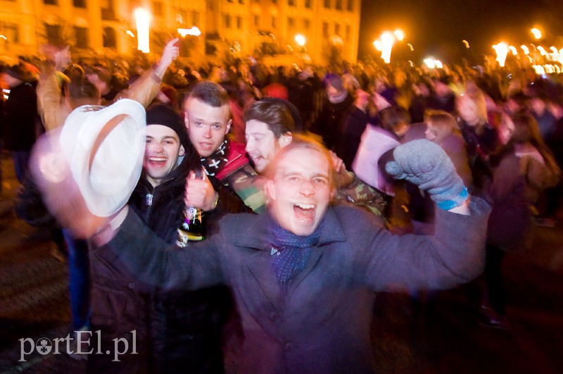 Elbląg, Tak elblążanie witali na skwerze katedralnym 2016 rok