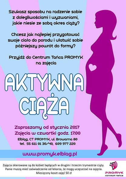 Elbląg, Aktywna mama – zajęcia dla kobiet w ciąży