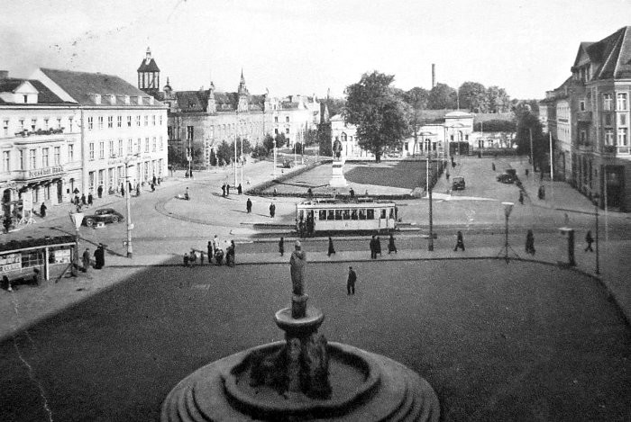 Elbląg, Plac Fryderyka Wilhelma, dziś plac Słowiański Elbląg, Plac Fryderyka Wilhelma, dziś plac Słowiański
