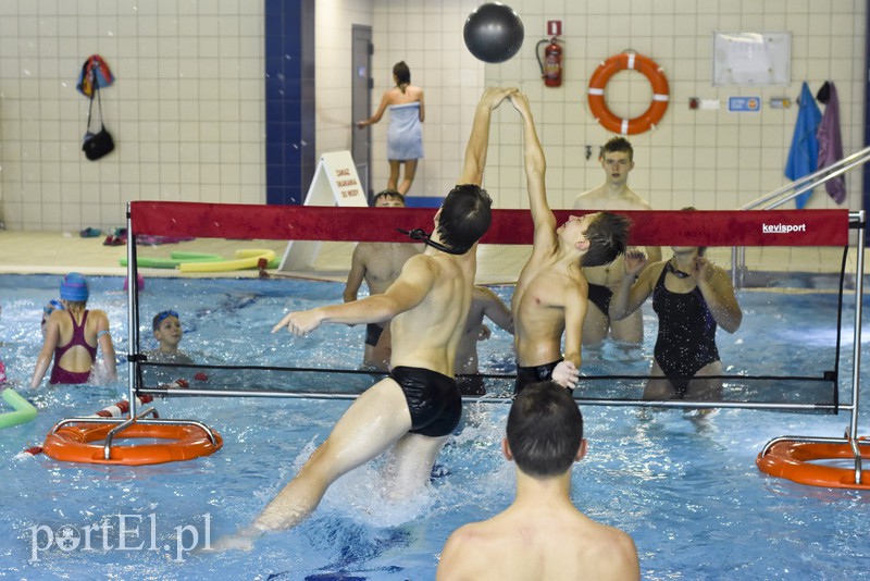 Elbląg, Siatkówka w wodzie? Czemu nie