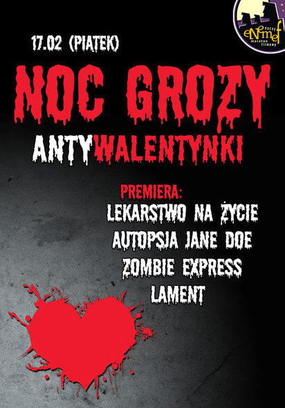 Elbląg, ENEMEF: Noc Grozy - Antywalentynki z premierą