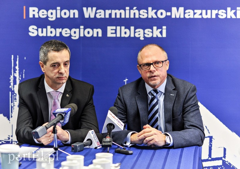 Elbląg, Konferencę prasową zwołali: senator Jerzy Wcisła i poseł Jacek Protas Elbląg, Konferencę prasową zwołali: senator Jerzy Wcisła i poseł Jacek Protas