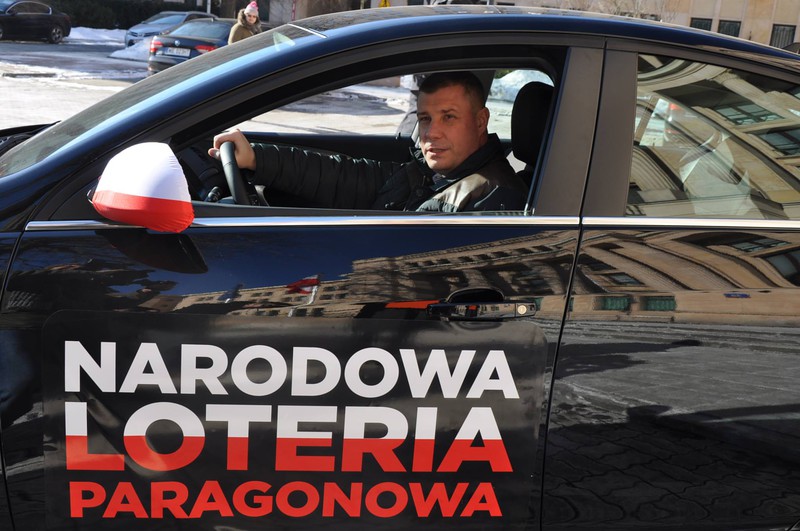 Elbląg, Pan Paweł wygrał auto Elbląg, Pan Paweł wygrał auto