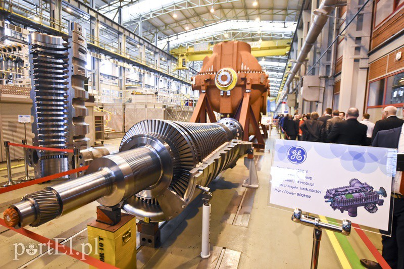 Elbląg, Turbina czeka na transport do Opola Elbląg, Turbina czeka na transport do Opola