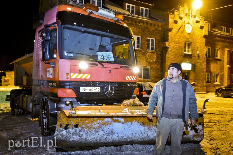 Elbląg, Ulice Elbląga przemierzaliśmy razem z Andrzejem Brudzyńskim, kierowcą pługo-posypywarki MPO Elbląg, Ulice Elbląga przemierzaliśmy razem z Andrzejem Brudzyńskim, kierowcą pługo-posypywarki MPO