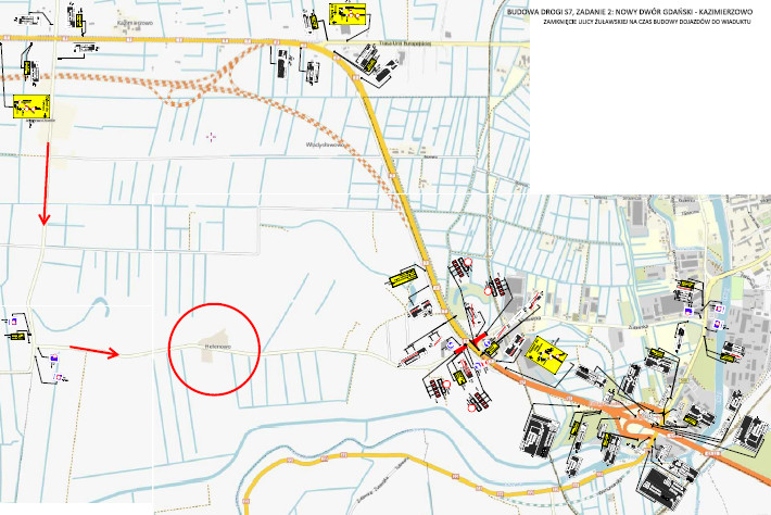 Elbląg, Zmiana organizacji ruchu dla mieszkańców Helenowa