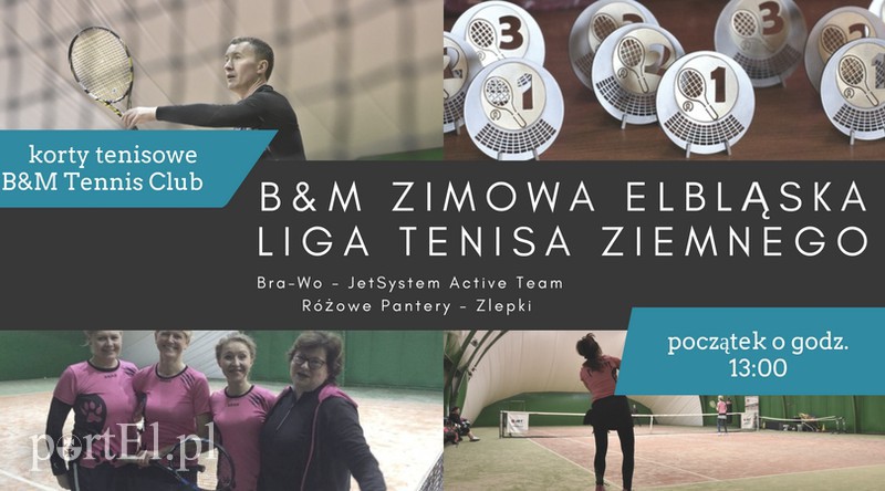 Elbląg, Zimowa Elbląska liga tenisa ziemnego wchodzi w decydującą fazę Elbląg, Zimowa Elbląska liga tenisa ziemnego wchodzi w decydującą fazę