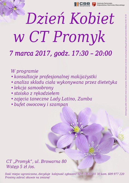 Elbląg, Świętuj z nami Dzień Kobiet Elbląg, Świętuj z nami Dzień Kobiet