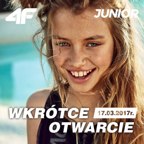 Już wkrótce otwarcie sklepów 4F Junior i CTX Sport w CH Ogrody