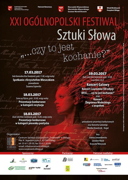 Elbląg, Ogólnopolski Festiwal Sztuki Słowa już za tydzień Elbląg, Ogólnopolski Festiwal Sztuki Słowa już za tydzień