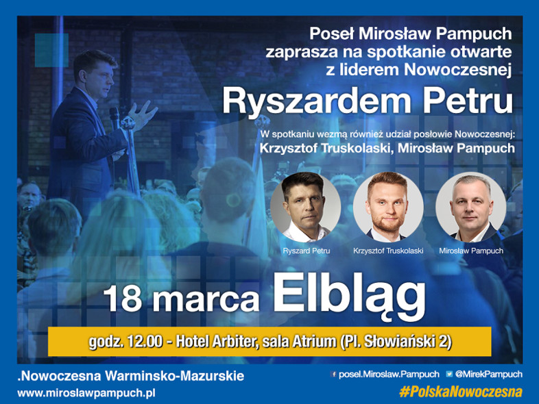 Elbląg, Spotkanie z Ryszardem Petru