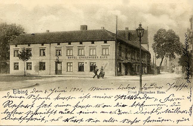 Elbląg, Hotel "Englisches Haus"