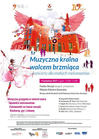 Elbląg, „Muzyczna kraina walcem brzmiąca” – koncert dla małych melomanów Elbląg, „Muzyczna kraina walcem brzmiąca” – koncert dla małych melomanów