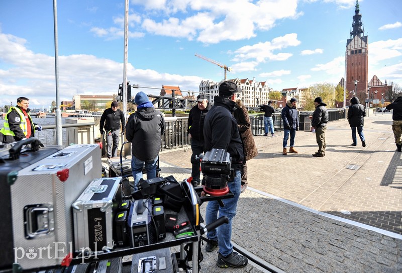 Elbląg, Dziś Most Wysoki zajęli filmowcy Elbląg, Dziś Most Wysoki zajęli filmowcy