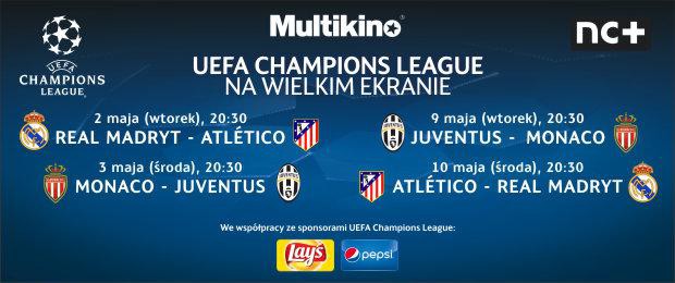 Elbląg, Liga Mistrzów UEFA - półfinały na wielkim ekranie w Multikinie! Elbląg, Liga Mistrzów UEFA - półfinały na wielkim ekranie w Multikinie!