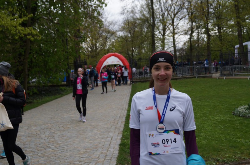 Elbląg, Maja Dalidowicz z MKS Truso, w biegu przełajowym na dystansie 1000 m, zajęła III miejsce