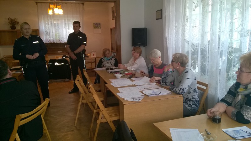 Elbląg, Policjanci dzielnicowi spotkali się z działkowcami