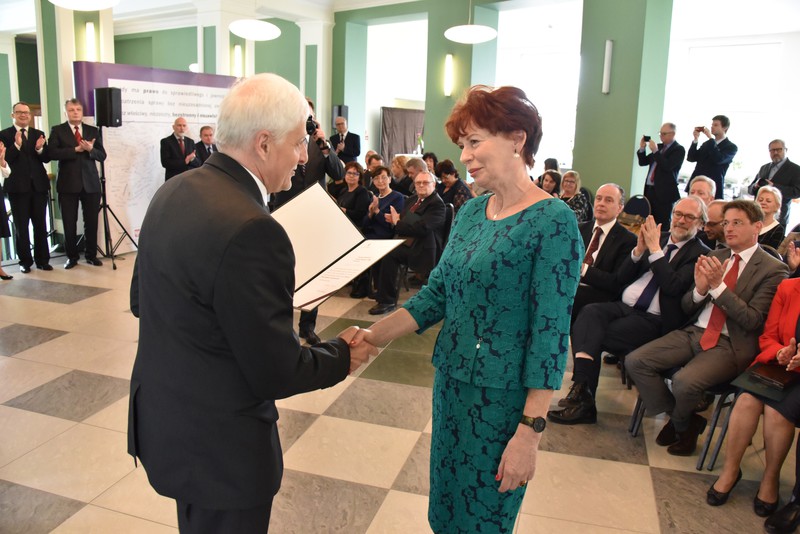 Elbląg, Sędzia Jolanta Hryniewicz została wyróżniona medalem za zasługi dla wymiaru sprawiedliwości