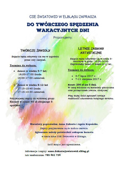 Światowid już zaprasza na wakacje Światowid już zaprasza na wakacje