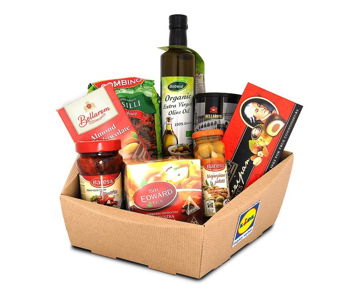 Taki kosze produktów są nagrodami w konkursie Taki kosze produktów są nagrodami w konkursie