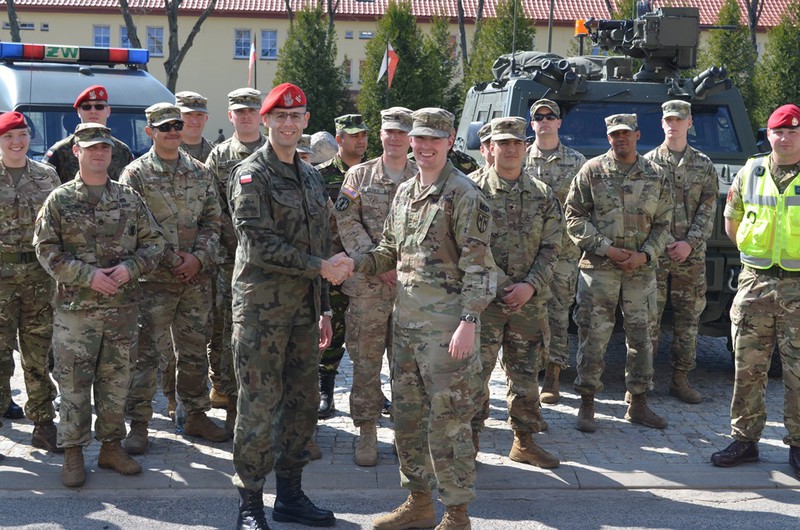 Elbląg, Zabezpieczenie pobytu wojsk armii obcych