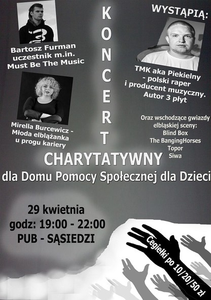 Elbląg, Koncert charytatywny u Sąsiadów