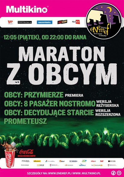 Elbląg, Maraton z obcym 12 maja w Multikinie