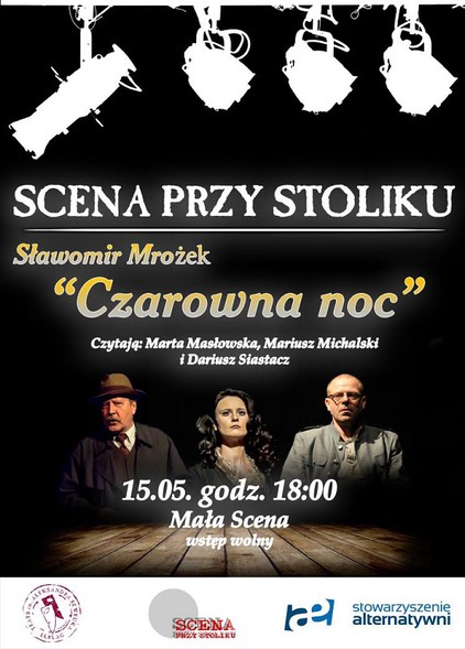 Elbląg, Poniedziałkowa „Czarowna noc” przy stoliku Elbląg, Poniedziałkowa „Czarowna noc” przy stoliku