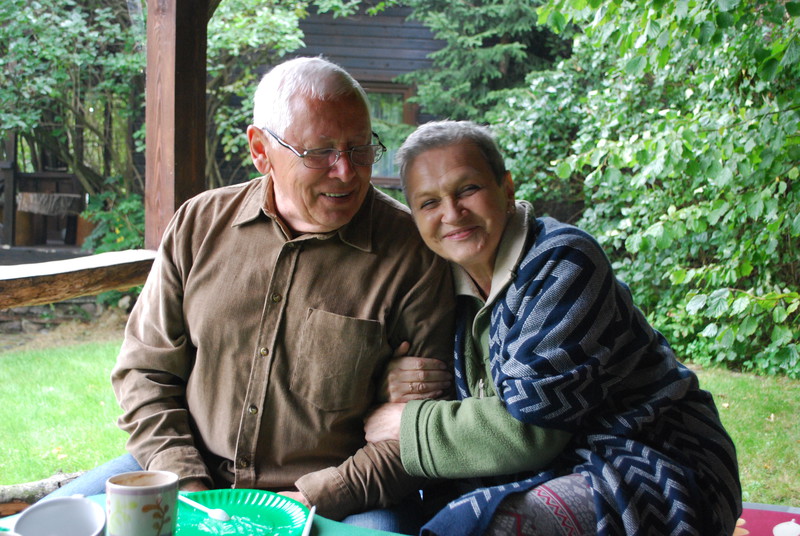 Elbląg, Pani Alicja wraz z mężem