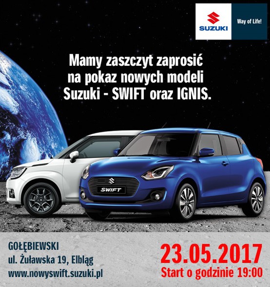 Odkryj nowe Suzuki! Odkryj nowe Suzuki!