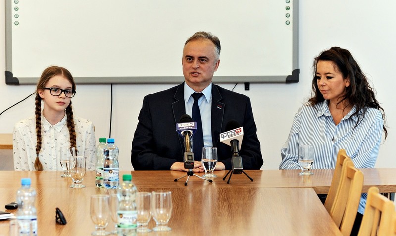 Elbląg, Na zdj. z lewej przewodnicząca Daria Przybyszewska