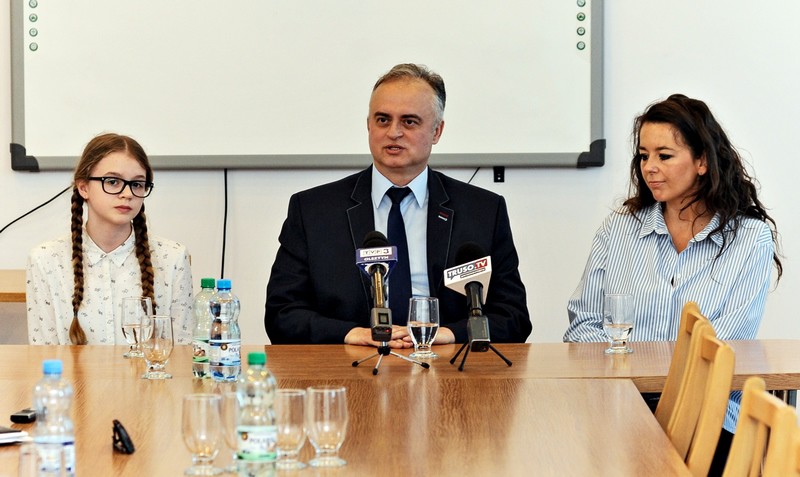 Elbląg, Na zdj. z lewej przewodnicząca Daria Przybyszewska Elbląg, Na zdj. z lewej przewodnicząca Daria Przybyszewska