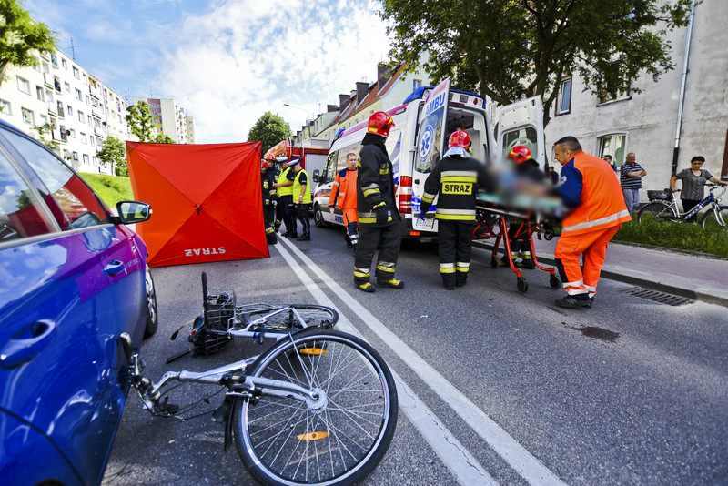 Elbląg, Potrącenie na ul. Robotniczej