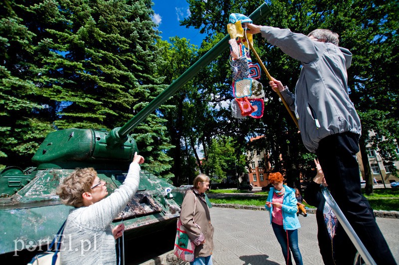 Elbląg, Światowy Dzień Dziergania w miejscach publicznych