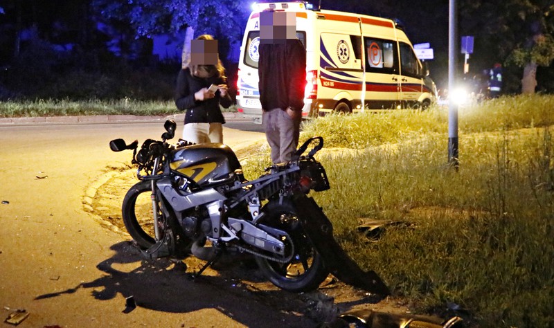 Elbląg, Zderzenie motocykla z hondą, pasażerka zmarła (aktualizacja)