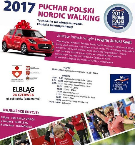 Elbląg, Puchar Polski Nordic Walking już w sobotę