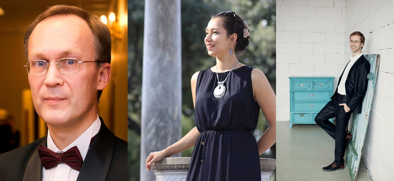 Na zdjęciu kolejno: Balys Vaitkus, Vera Otasek i Vilimas Norkunas,