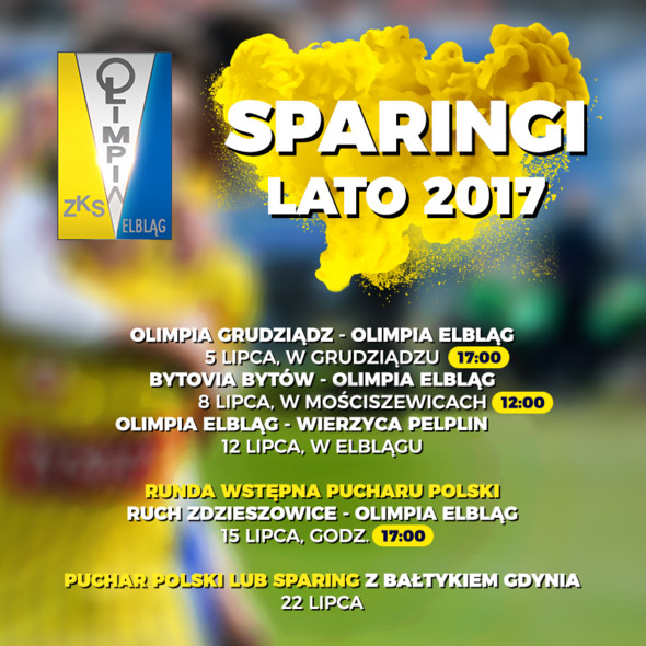 Elbląg, Sparingpartnerzy Olimpii Elbląg Elbląg, Sparingpartnerzy Olimpii Elbląg