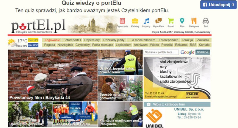 Elbląg, Zabawę w quizy czas zacząć! Elbląg, Zabawę w quizy czas zacząć!