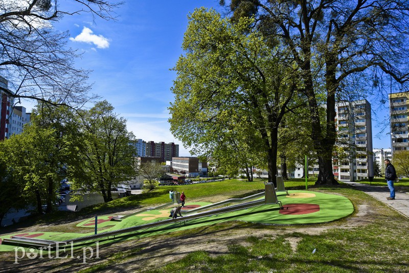 Elbląg, Widok na ulicę Rodziny Nalazków z osiedlowej górki